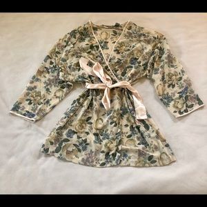 Floral Chiffon Robe